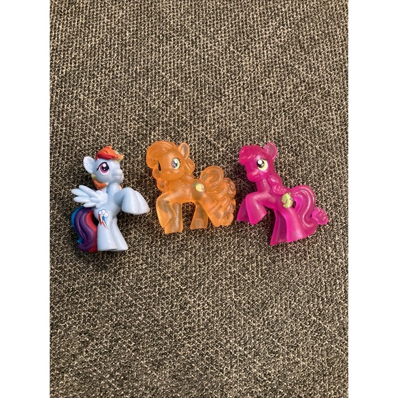 Hasbro Other - My Little Pony‎ Mini Figures Lot of 3 – Rainbow Dash Applejack Pinkie Pie G4